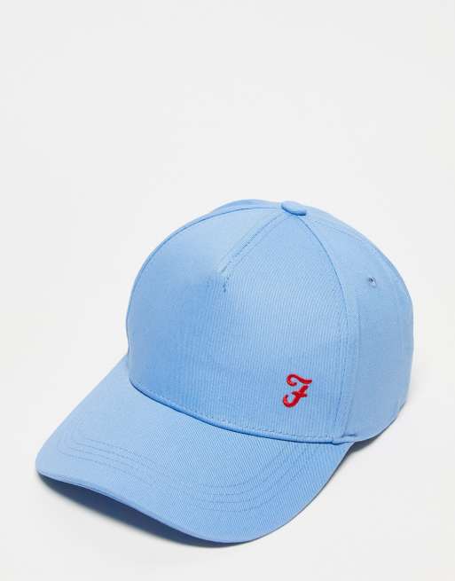 Farah logo baseball cap in blue