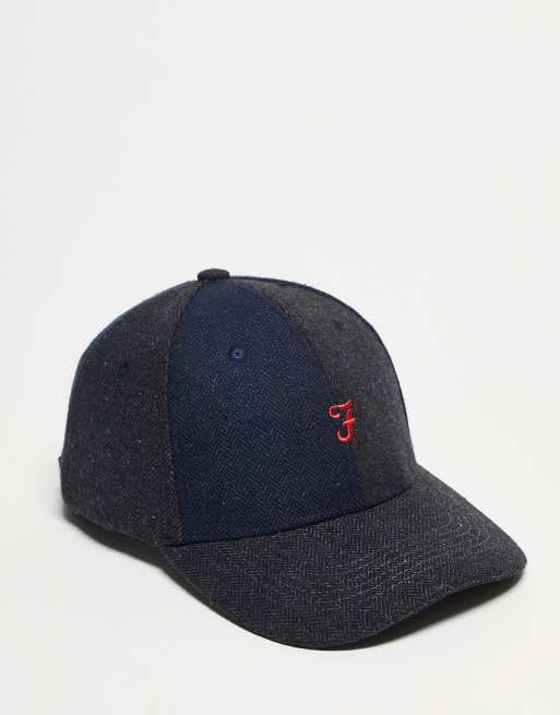 Farah logo cap in grey