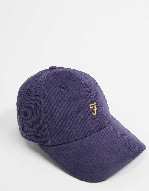 Farah logo cap in navy