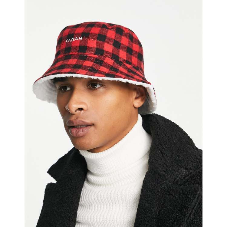 Black and red 2024 polo bucket hat