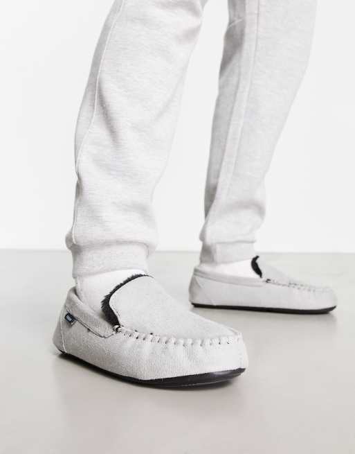 Farah logo moccasins in gray, 4 of 4