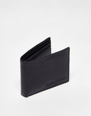 Farah logo wallet in black