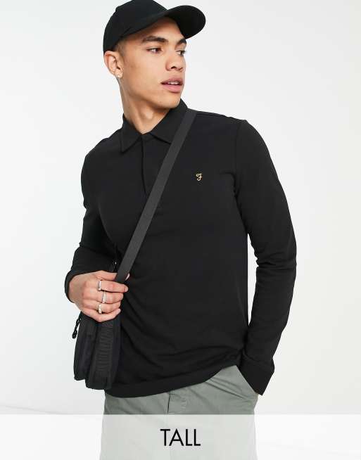 Farah long hot sale sleeve polo