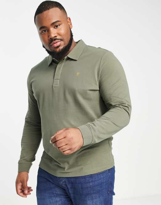 Long sleeve farah outlet polo