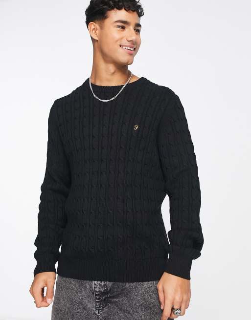 Black 2025 knit pullover