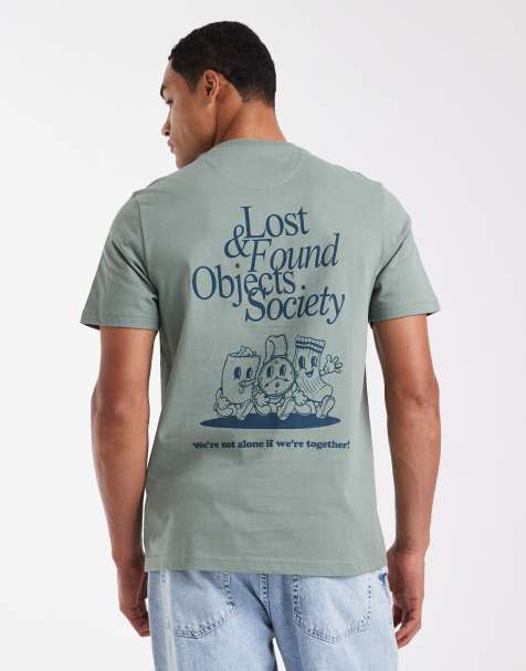 Farah - Marcham - T-shirt met grafische print in groen - view 1