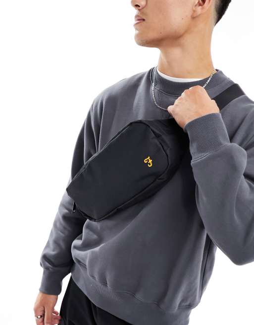 Farah - Marsupio nero con logo