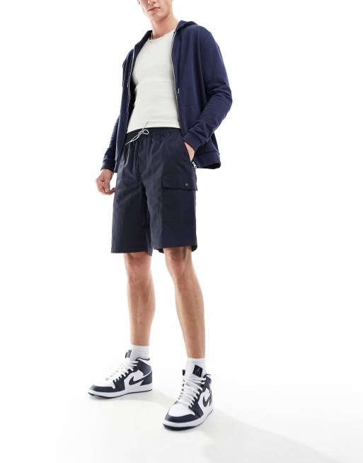 Farah Mayhew Short cargo technique Bleu marine