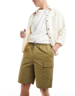 Farah mayhew technical cargo shorts in beige