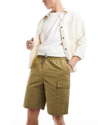Farah Farah mayhew technical cargo shorts in beige-Neutral