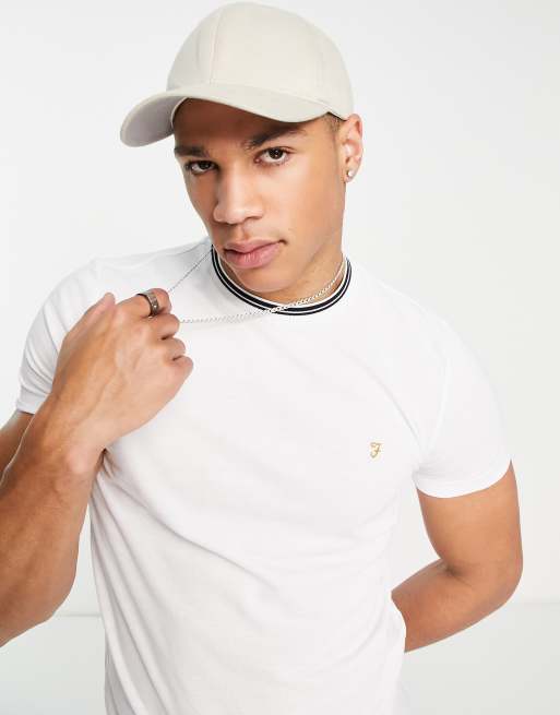 Farah Meadows t-shirt in white 