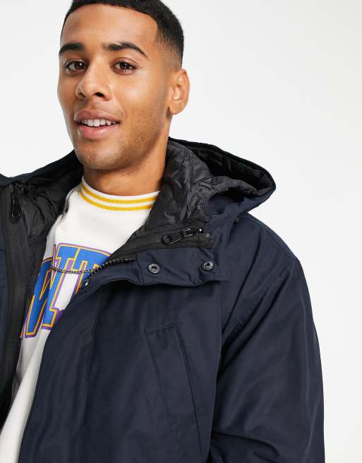 Farah Melville parka jacket in navy | ASOS