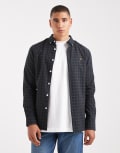 [Farah] Farah Millers long sleeve shirt in navy M NAVY