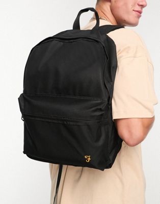 Farah mini logo backpack in black