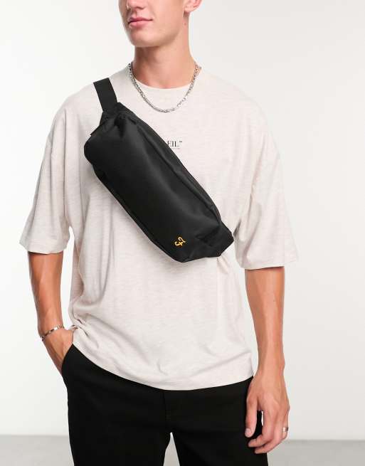 Farah mini logo bum bag in black | ASOS