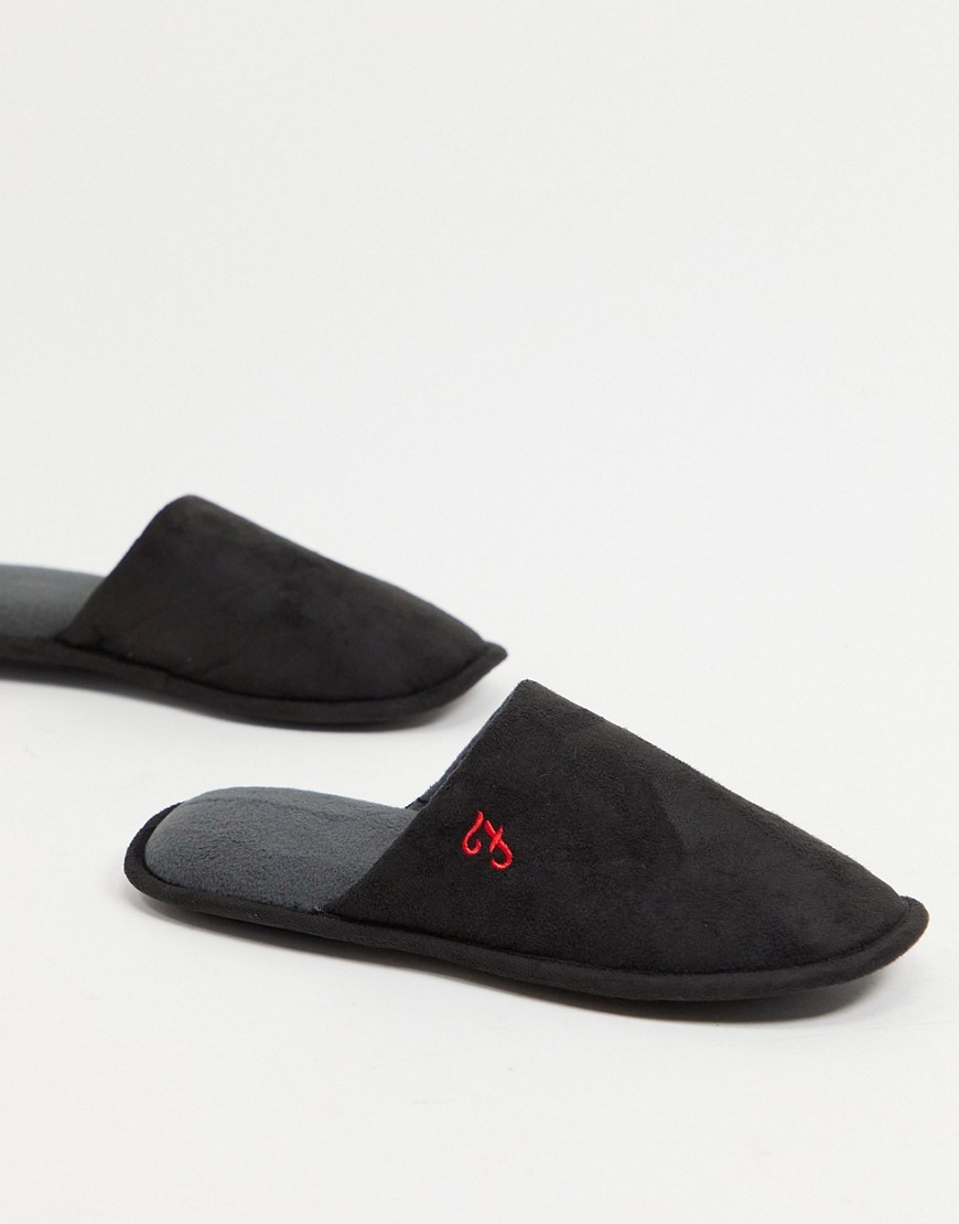Farah Mule Slippers In Black