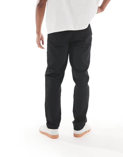 Farah Norwood hopsack chino pants in black , 3 of 5