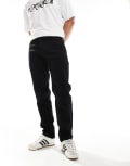 [Farah] Farah Norwood loose jeans in black W28 BLACK