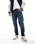 [Farah] Farah Norwood loose jeans in worn indigo-Blue W30 Worn Indigo