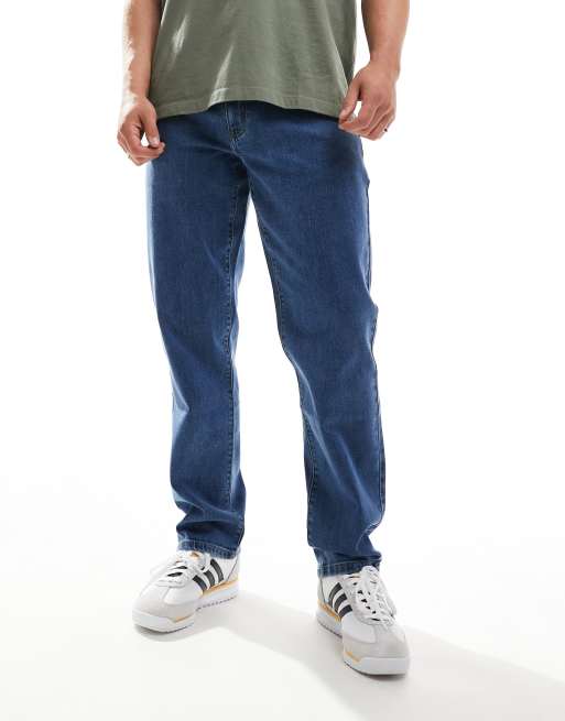 Farah - Norwood - Løstsiddende jeans i denimvask