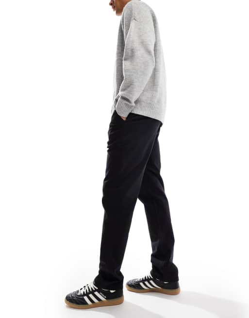 Farah norwood straight leg twill pants black, 3 of 5