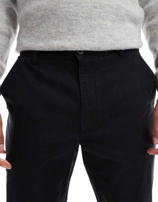 Farah norwood straight leg twill trouser black, 4 of 5