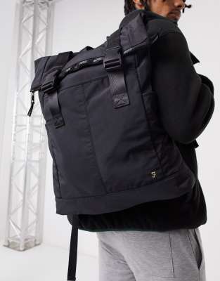 farah nylon backpack in black