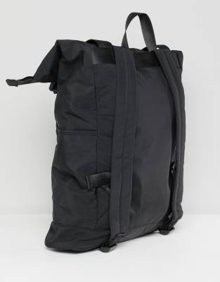 farah nylon backpack in black