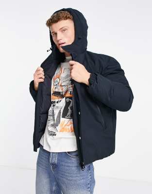 Farah Farah Overland padded puffer jacket in navy