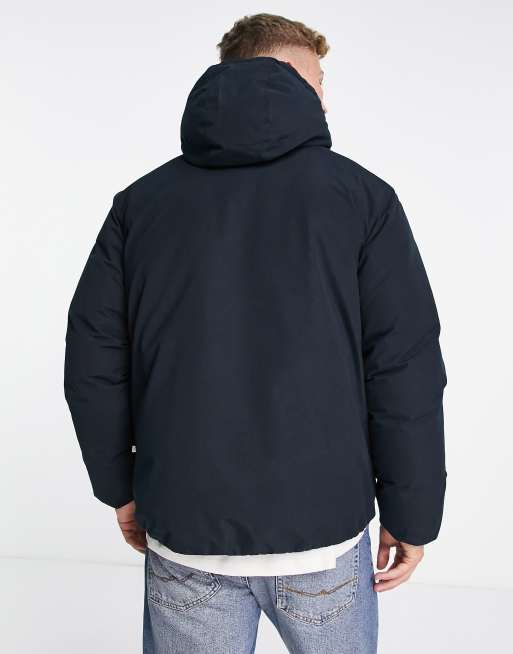 Farah Overland padded puffer jacket in navy