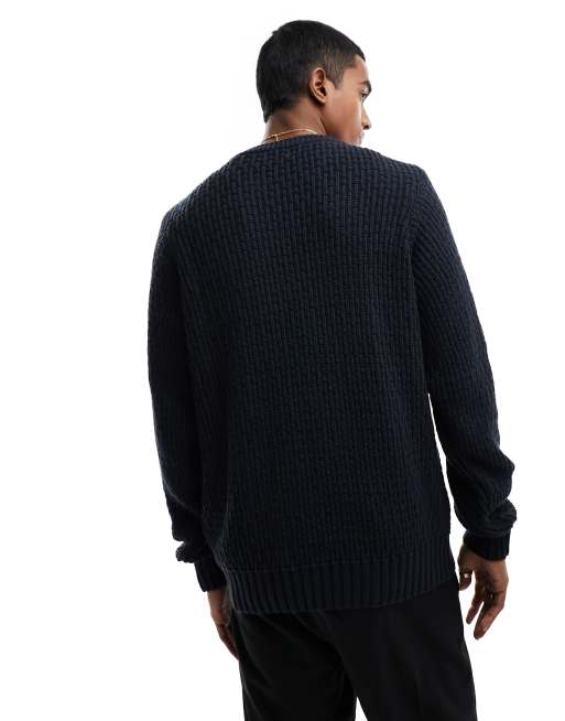 Farah navy outlet jumper