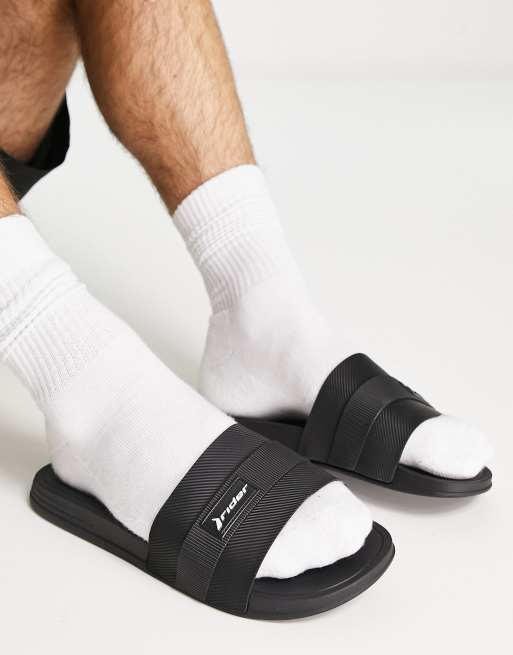Farah – Pool-Slider in Schwarz