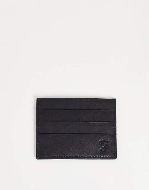 Farah - Portacarte in pelle nero