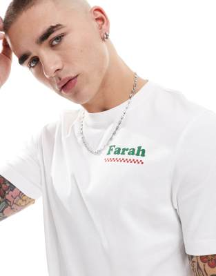 Farah Powis T-shirt In White