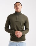 [Farah] Farah Redchurch merino wool jumper in green M GREEN