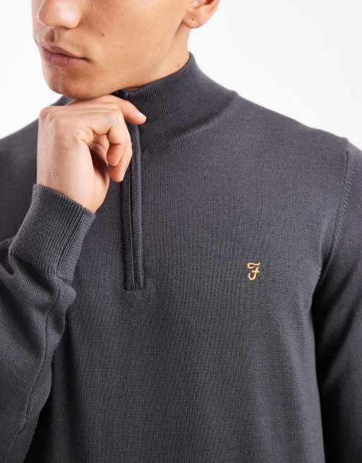 Farah – Redchurch – Pullover aus Merinowolle in Anthrazit, 5 von 5
