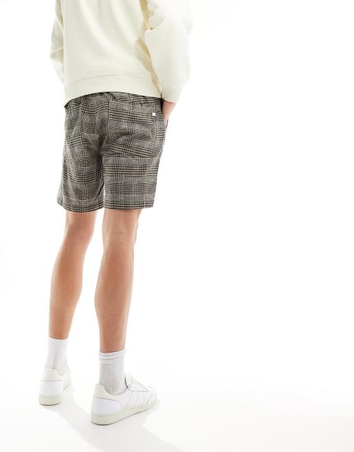 Farah redwald plaid shorts in brown, 4 of 5