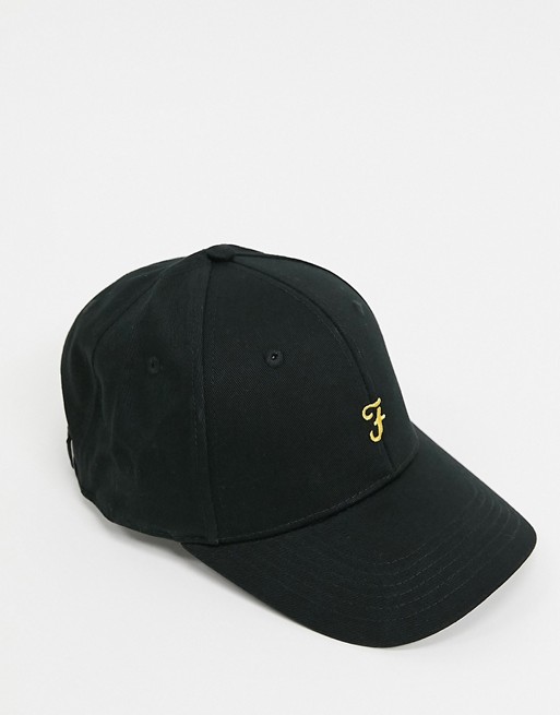 Farah regalia black cap