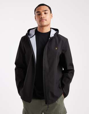 Farah Rhodes Hooded Jacket In Black