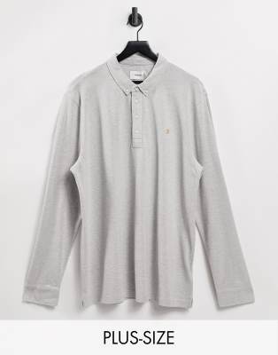 farah long sleeve polo