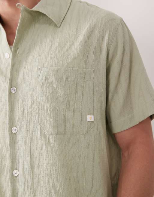 Camicia A Rete Da Pesca Uomo Maniche Corte – Crop Top Trasparente Sexy, Colore Verde, Taglia M - 6