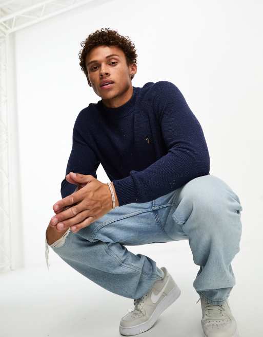 Farah – Ronson – Pullover in Indigoblau