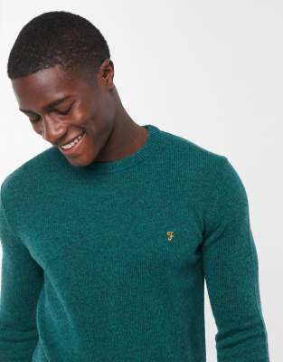 emerald green crew neck sweater