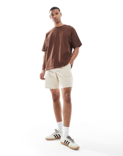 Farah sepel shorts in beige 