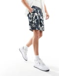 [Farah] Farah Sepel fatigue print shorts in navy S NAVY