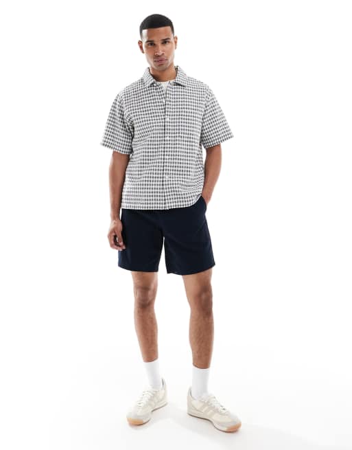 Farah - Sepel - Short in marineblauw, 2 van 5