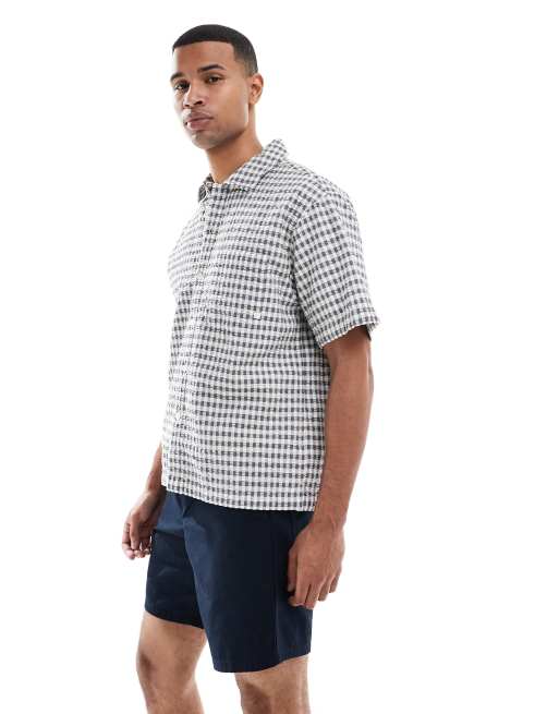 Farah - Sepel - Short in marineblauw, 3 van 5