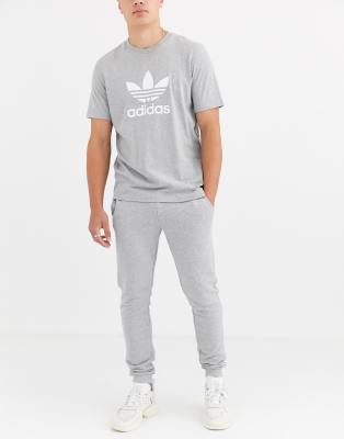 light gray sweats