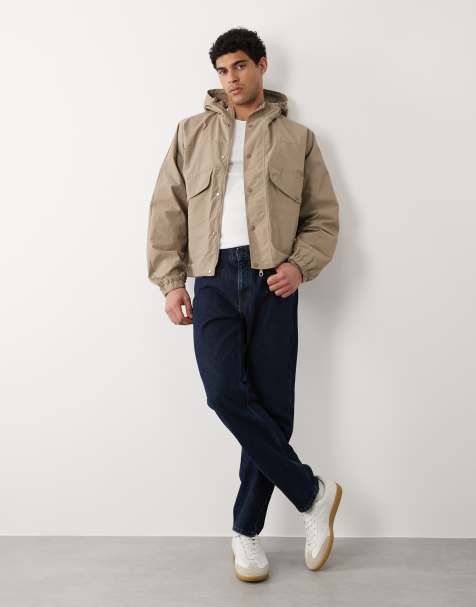Farah - Shenley - Giacca bomber con cappuccio beige - view 1