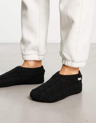 Farah Farah short slipper socks in black